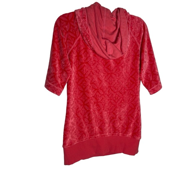 Lululemon Athletica Summertime Tunic Pullover Beach Cover Up Red\Coral Size 10 - Picture 6 of 7